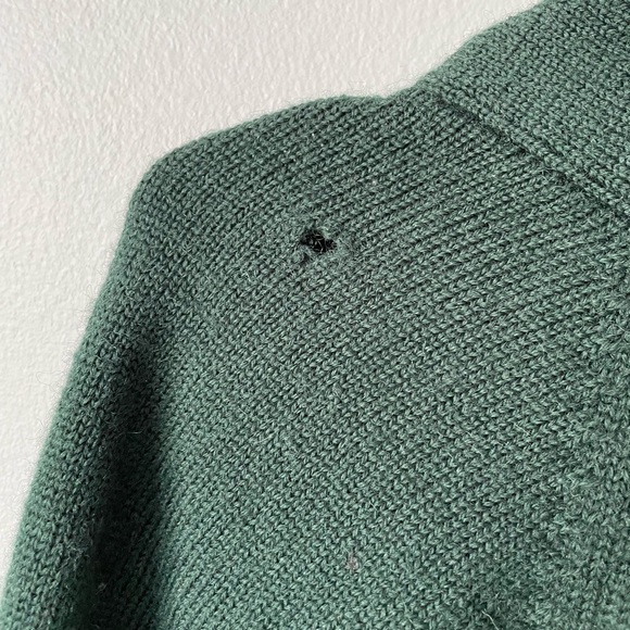 ALFRED SUNG VINTAGE EMBROIDERED 100% WOOL CARDIGAN SIZE SMALL DESIGNER VINTAGE - Picture 9 of 10